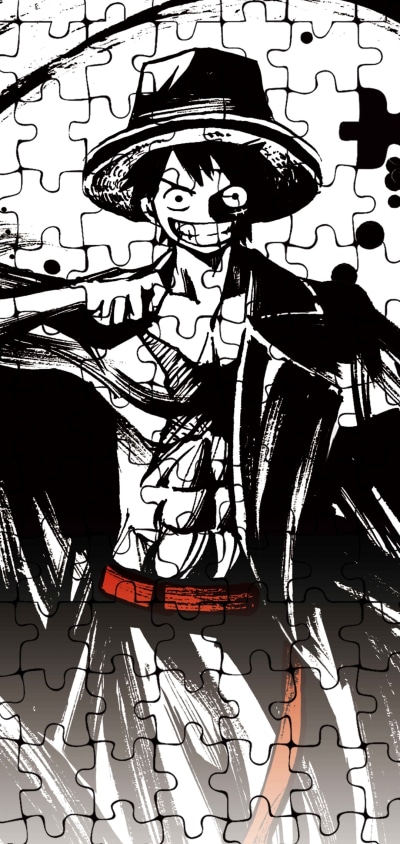 Anime One Piece, Monkey D. Luffy, 1080x2280