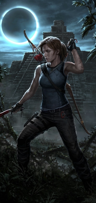 Video Game Shadow of the Tomb Raider, 1080x2280