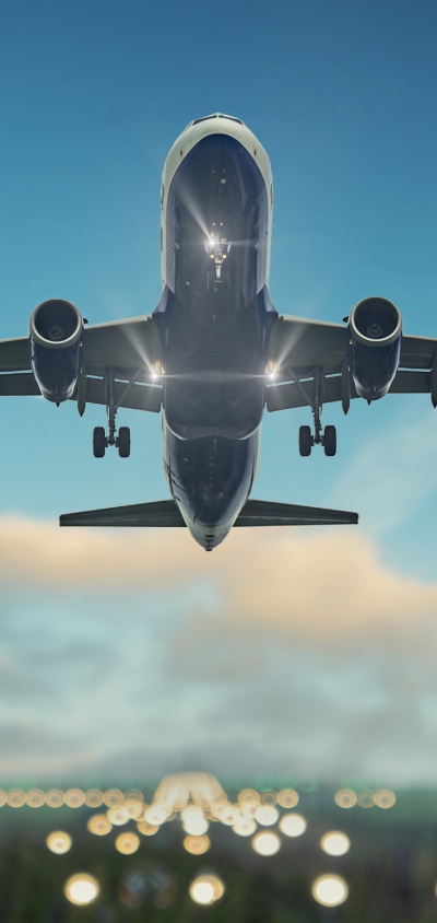 Vehicles Aircraft, Passenger Plane, Sky, Depth Of Field, 1080x2280