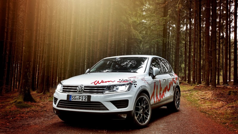 Wimmer RS Volkswagen Touareg, wimmer, white, forest