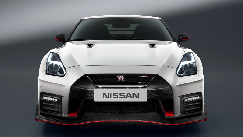 Nissan GT-R Nismo, white, sport car