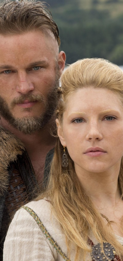 TV Show Vikings, Vikings (TV Show), Lagertha (Vikings), Ragnar Lothbrok, Katheryn Winnick, TV Show, 1080x2280