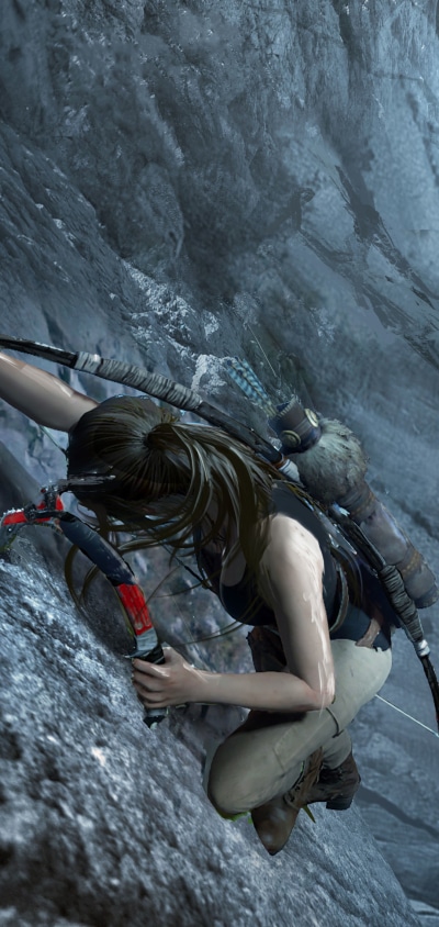 Video Game Shadow of the Tomb Raider, Lara Croft, 1080x2280