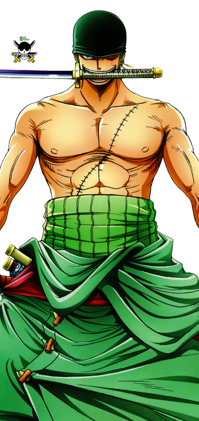 Anime One Piece, Roronoa Zoro, 1080x2280