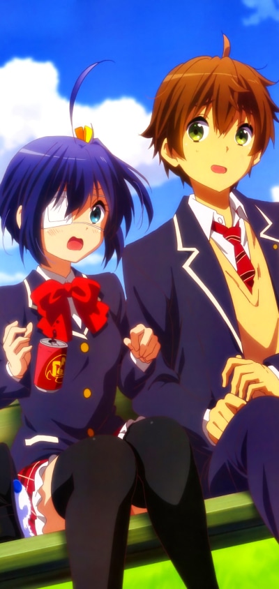 Anime Love, Chunibyo and Other Delusions, Satone Shichimiya, Yūta Togashi, 1080x2280