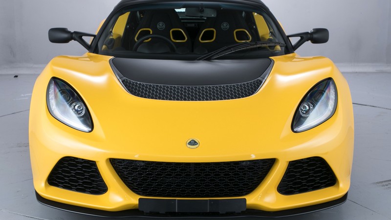 Lotus Exige S Club Racer, supercar, yellow