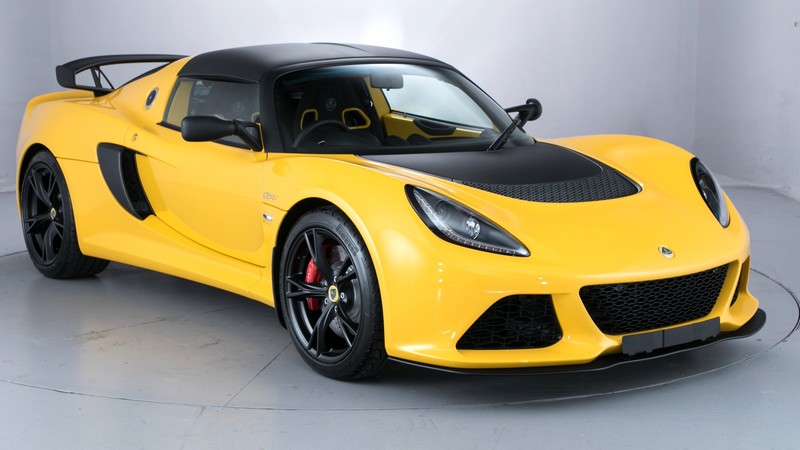 Lotus Exige S Club Racer, supercar, yellow