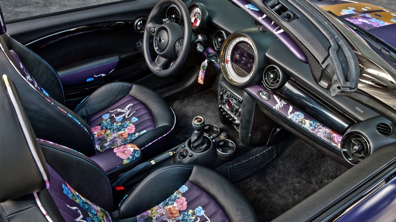 Mini Cooper S Roadster, franca sozzani, AIDS, interior