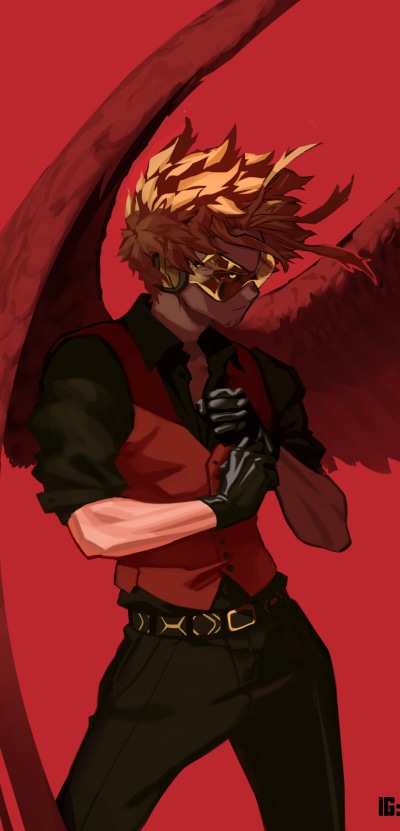 Anime My Hero Academia, Hawks (Boku No Hero Academia), 1080x2246