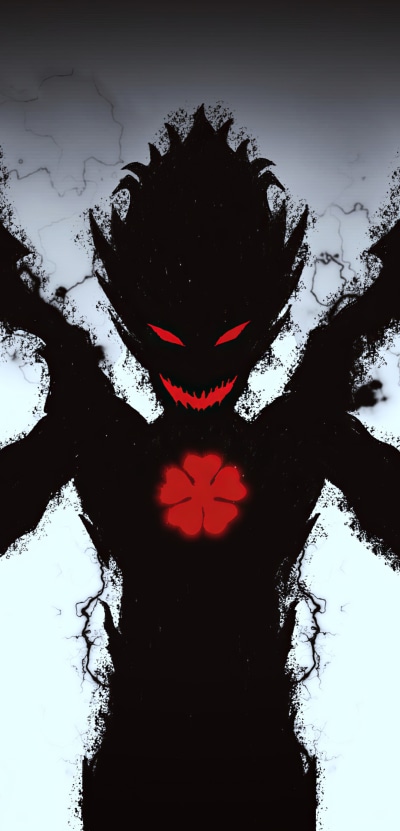 Anime Black Clover, Demon, Zagred (Black Clover), Devil, 1080x2246
