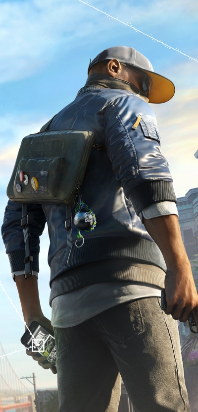 Video Game Watch Dogs 2, Watch Dogs, Marcus Holloway, 1080x2246