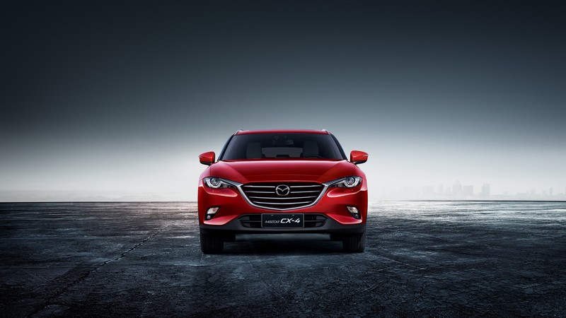 Mazda CX4, crossover, red