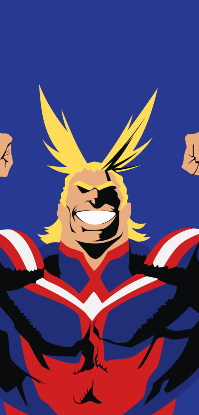 Anime My Hero Academia, All Might, Toshinori Yagi, 1080x2246