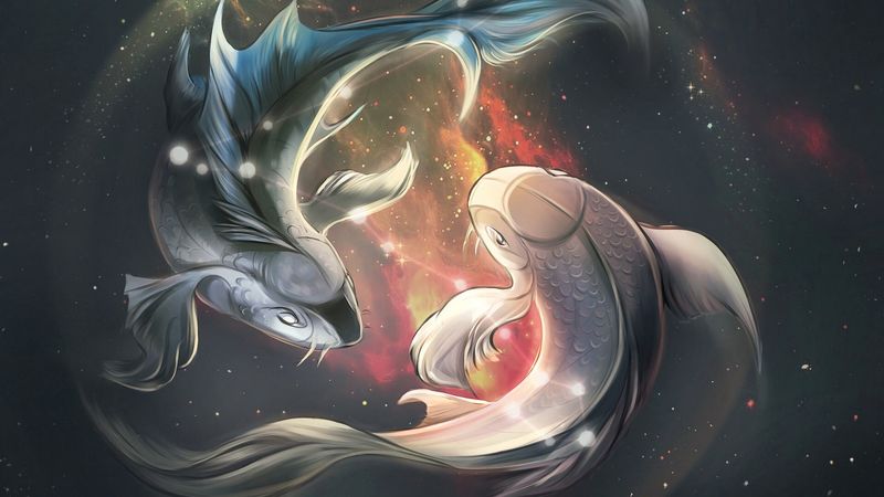 zodiac sign, fish, horoscope, 4k