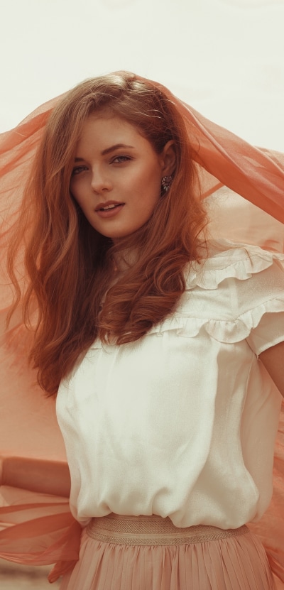 Women Model, Redhead, 1080x2246
