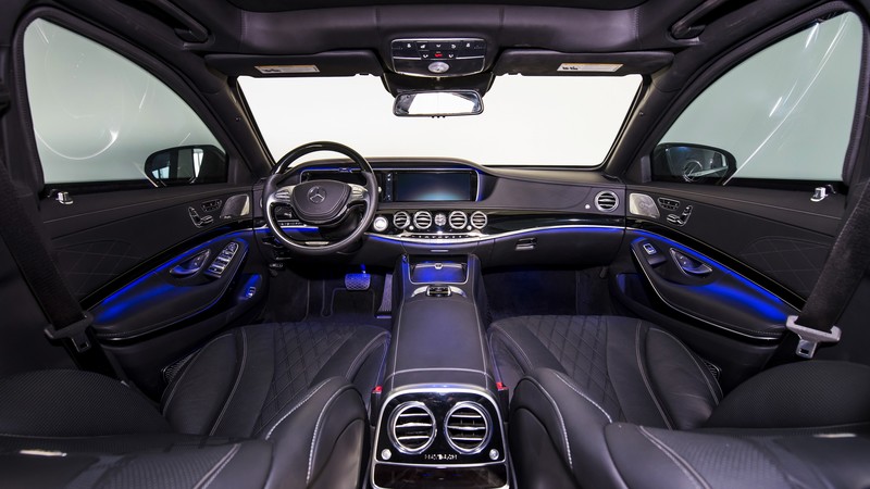 Mercedes-Maybach S 600, INKAS, luxury cars, armored car, interior