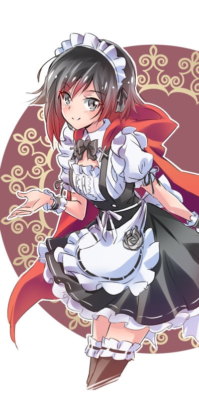 Anime RWBY, Ruby Rose (RWBY), 1080x2246