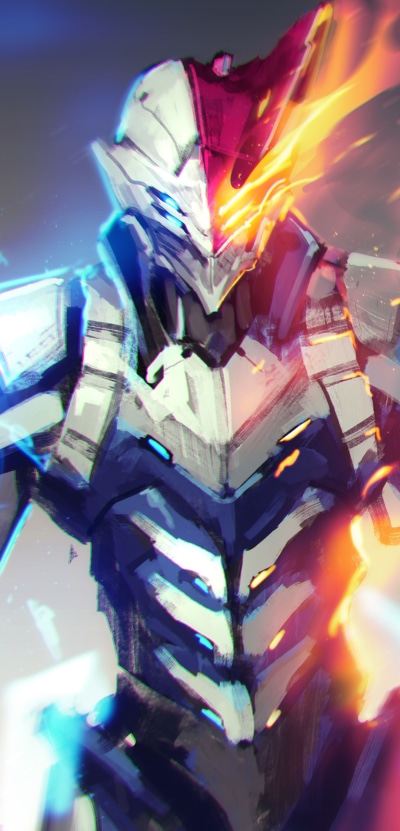 Anime My Hero Academia, Mecha, Shoto Todoroki, 1080x2246