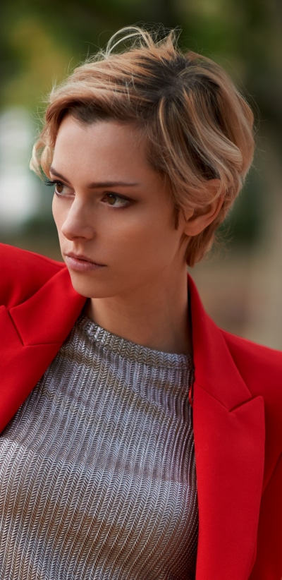 Women Model, Short Hair, 1080x2220