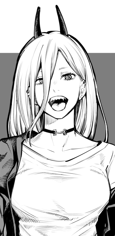 Anime Chainsaw Man, Power (Chainsaw Man), 1080x2220