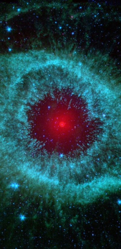 Sci Fi Nebula, Space, Stars, Helix Nebula, 1080x2220