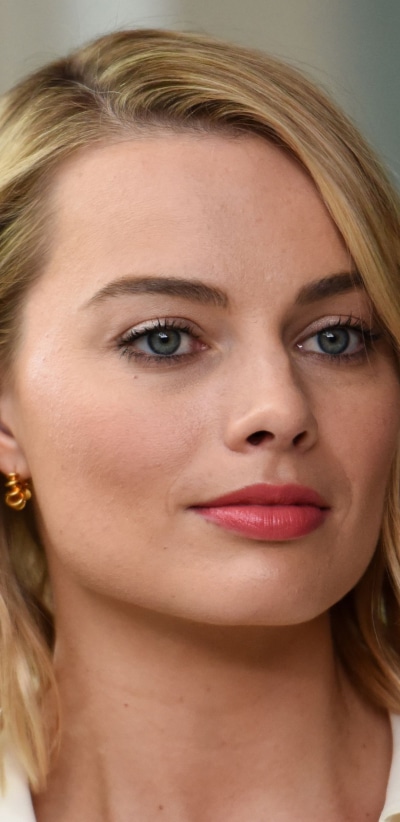 Celebrity Margot Robbie, Blonde, Blue Eyes, Australian, Actress, Face, 1080x2220