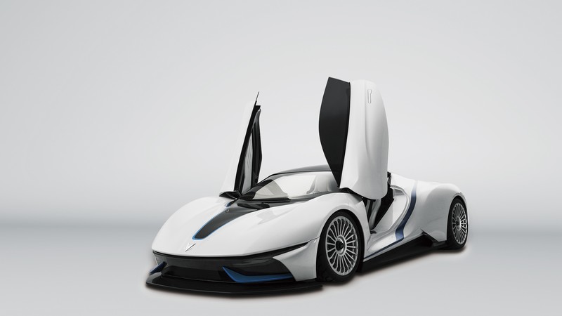 BAIC Arcfox-7, supercar, electric cars, white