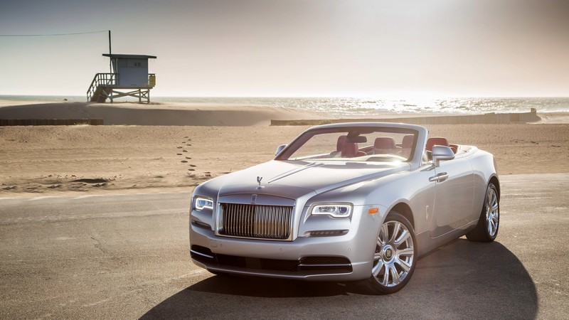Rolls-Royce Dawn, luxury cars, silver