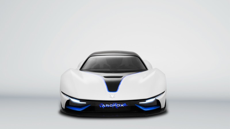 BAIC Arcfox-7, supercar, electric cars, white