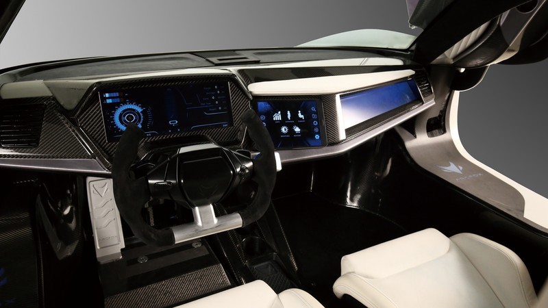 BAIC Arcfox-7, supercar, electric cars, interior