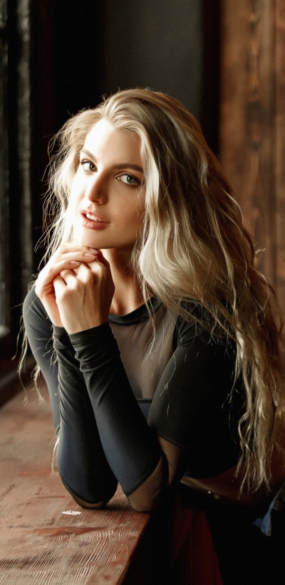 Women Model, Long Hair, Blonde, 1080x2220
