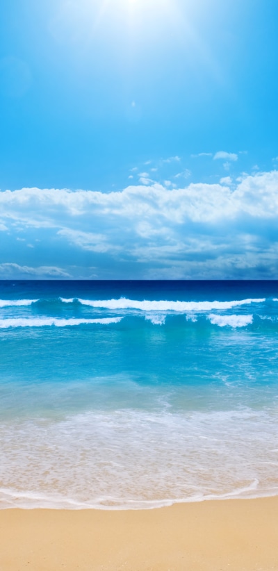 Earth Ocean, Cloud, Wave, Beach, Horizon, Sky, 1080x2220