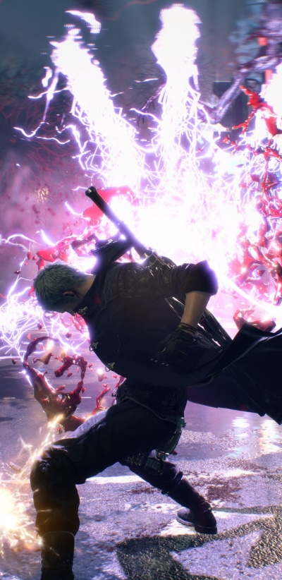 Video Game Devil May Cry 5, Nero (Devil May Cry), 1080x2220