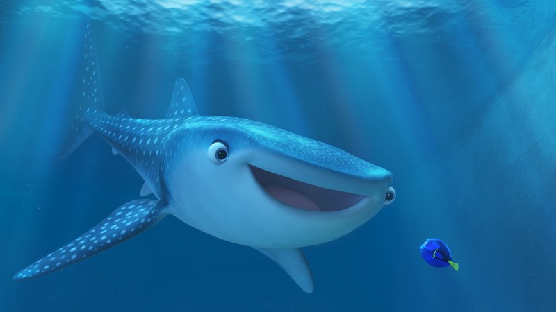 Finding Dory, nemo, shark, fish, Pixar, animation