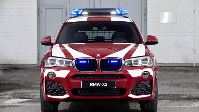 Bmw x3 xdrive 20d, m sport feuerwehr, RETTmobil 2016, safety car