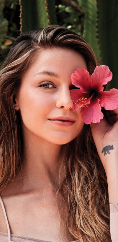 Celebrity Melissa Benoist, Actress, Tattoo, 1080x2220