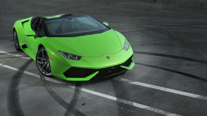 Lamborghini Huracán LP 610-4 Spyder, bodykit, green