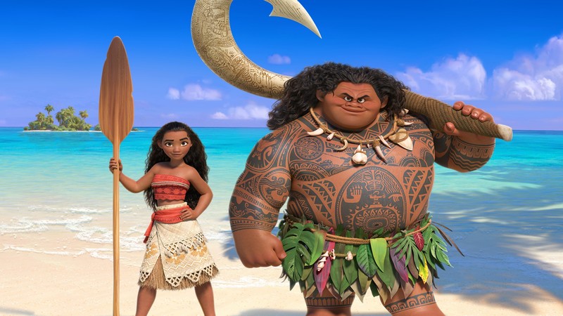 Moana, Maui, best animation movies of 2016