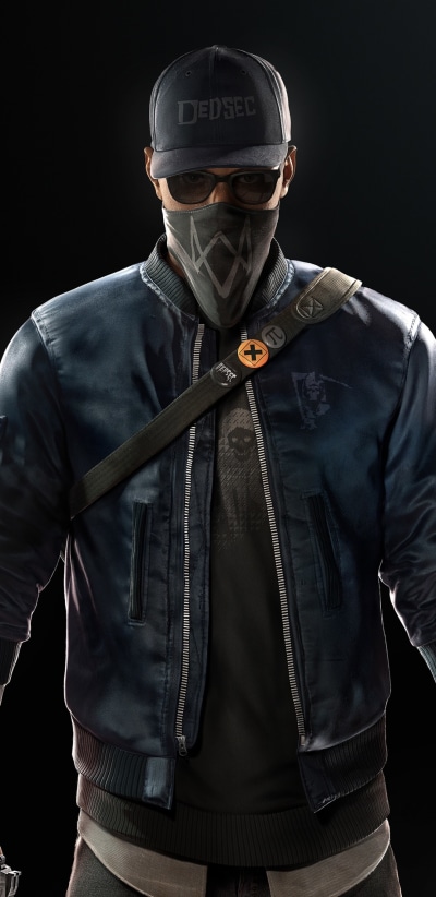 Video Game Watch Dogs 2, Marcus Holloway, 1080x2220