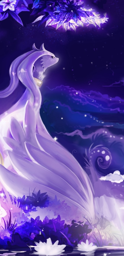 Anime Pokémon, Ho-oh (Pokémon), Reshiram (Pokémon), 1080x2220