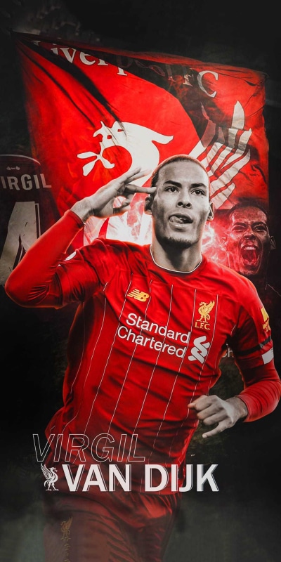 Sports Virgil van Dijk, Liverpool F.C., 1080x2160