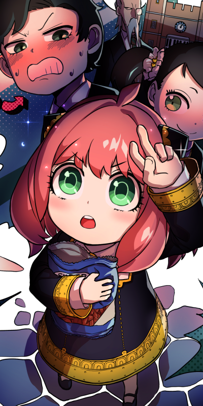 Anime Spy x Family, Anya Forger, 1080x2160