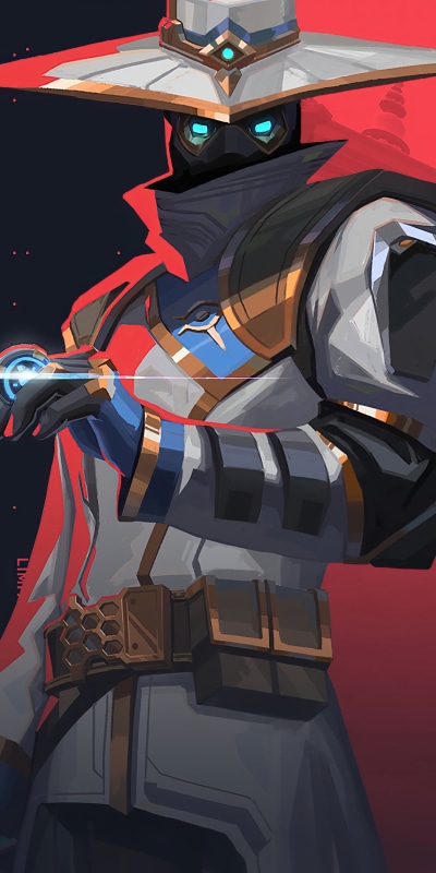 Video Game Valorant, Cypher (Valorant), 1080x2160
