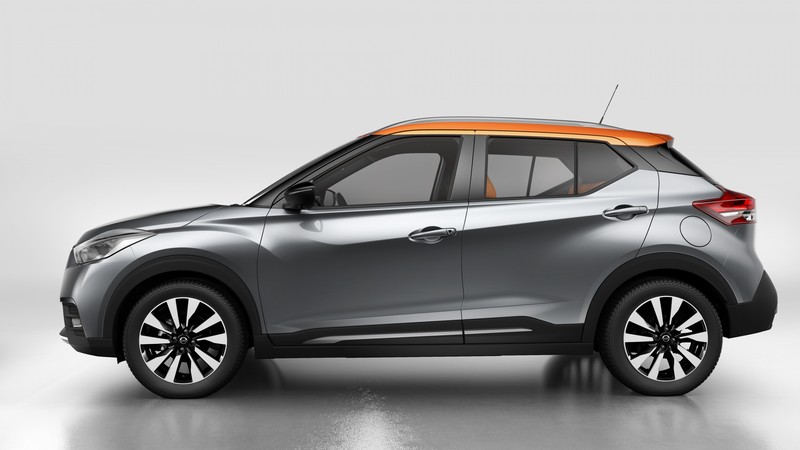 Nissan Kicks, crossover, silver