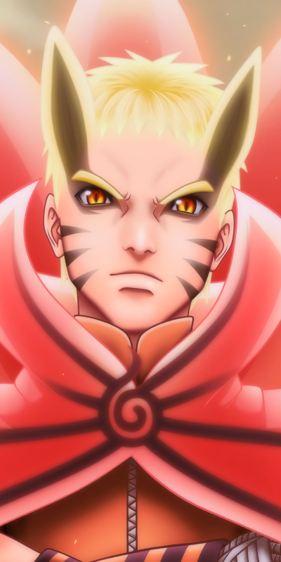 Anime Boruto, Naruto Uzumaki, Baryon Mode (Naruto), 1080x2160