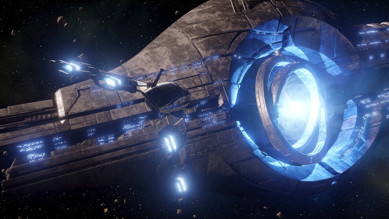 Star Citizen, game, space simulator, battle, sci-fi, spaceship, screenshot, 4k, 4K, PC