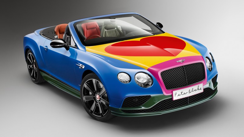 Bentley Continental GT, pop art, Peter Blake, cabriolet, hurt