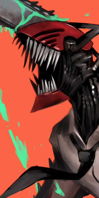 Anime Chainsaw Man, Denji (Chainsaw Man), 1080x2160