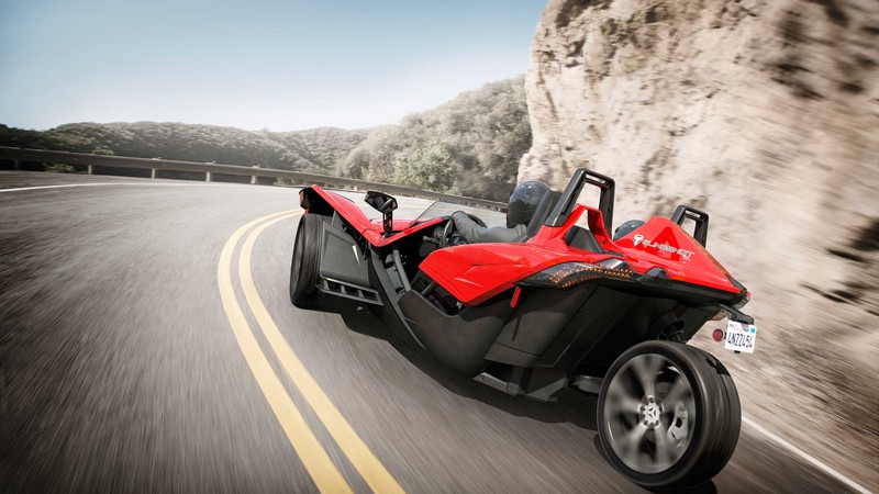 Polaris Slingshot, limited edition, red