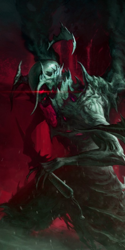 Dark Demon, Warrior, Creepy, 1080x2160
